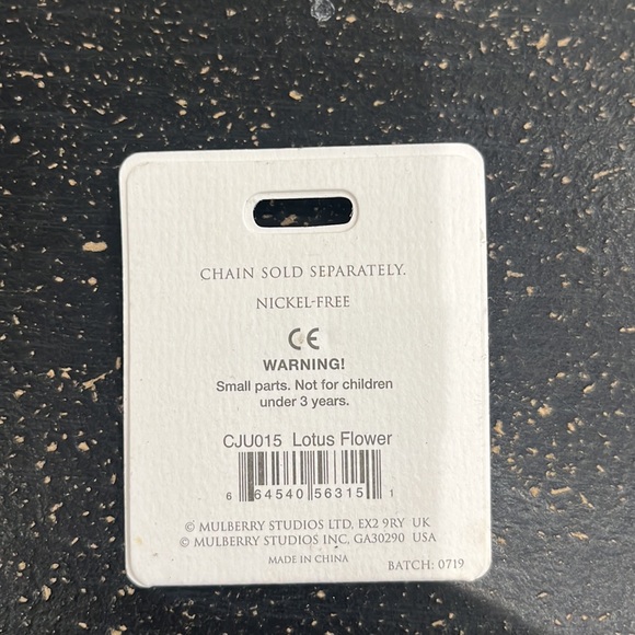 NIB - on product card not box available-Rose Gold Lotus Pendant - Picture 2 of 2